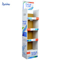 Necesidades diarias de supermercado Cuatro capas de papel Shampoo Display Rack